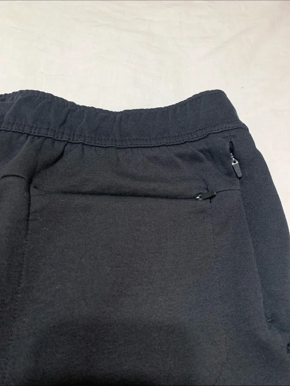 Men's Black Slim-Fit Jogger Sweatpants